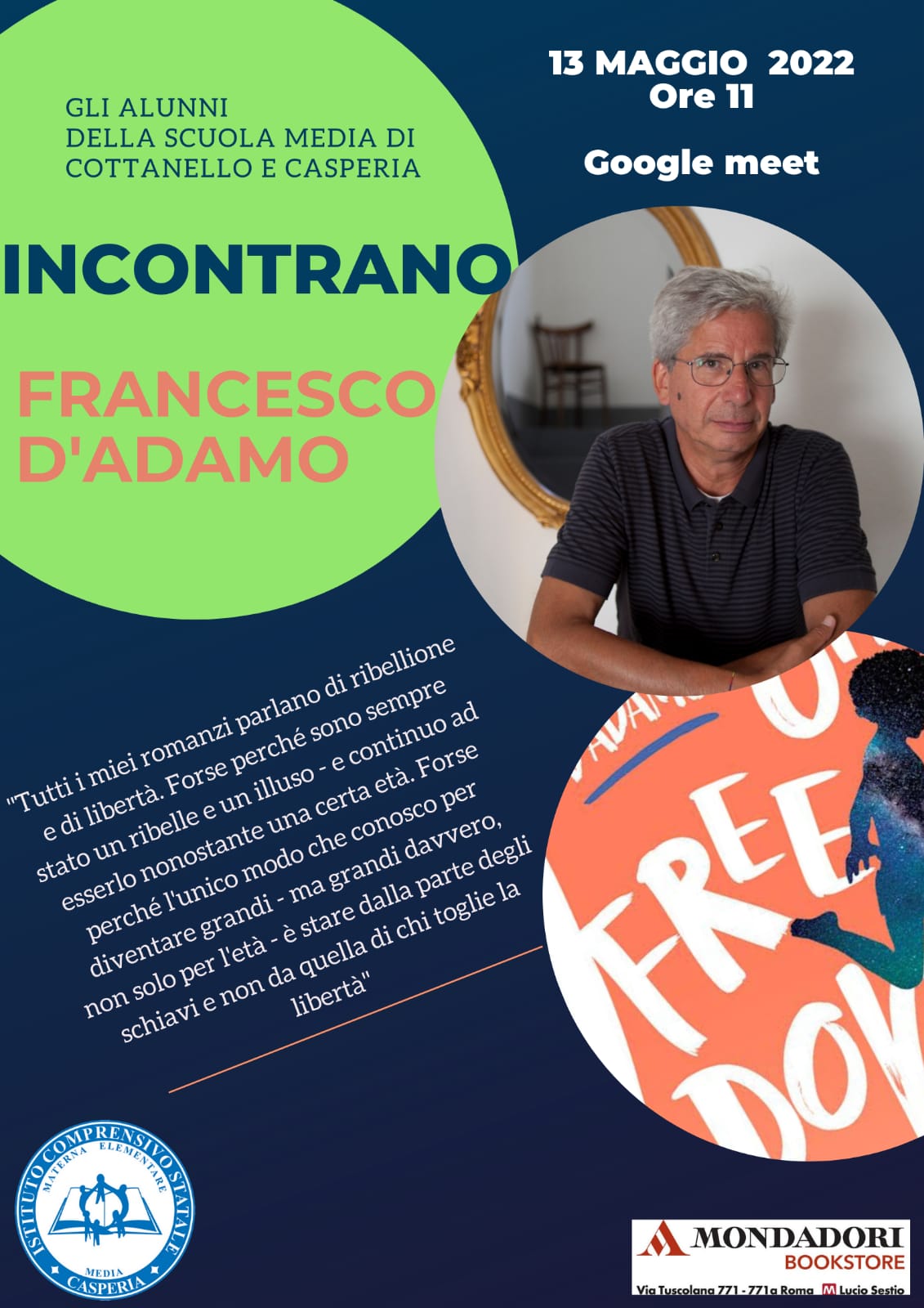 Incontro con l’Autore – Francesco D’Adamo